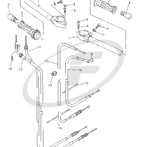 STEERING HANDLE. CABLE
