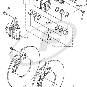 FRONT BRAKE CALIPER